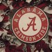 14" Alabama Crimson Tide Fabric Wreath