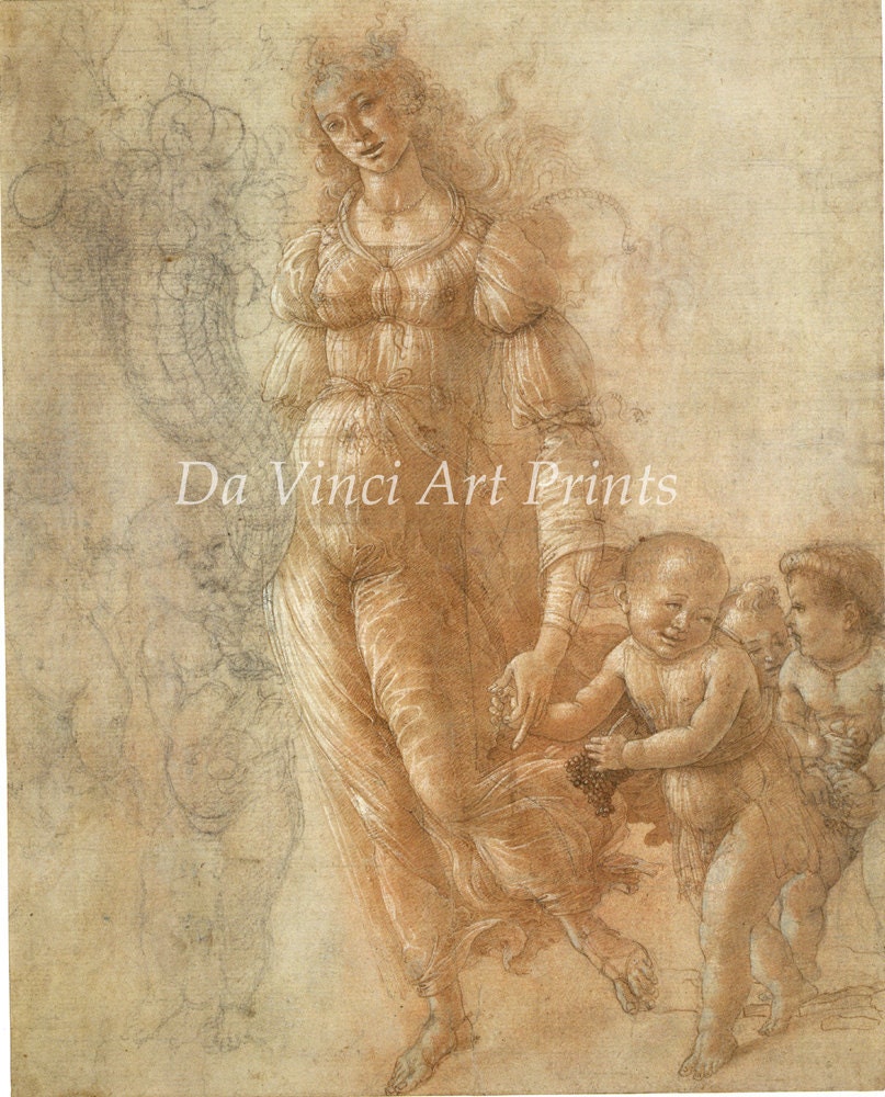 Botticelli Figure Drawing