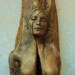 Reserved for Christine Split driftwood woman with stones