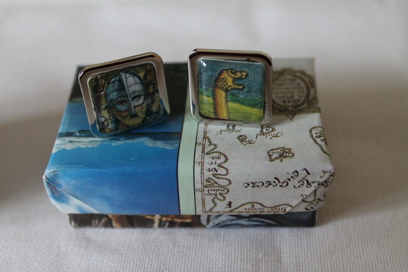 Alfred the Great// Vikings themed cufflinks//History// History Cufflinks