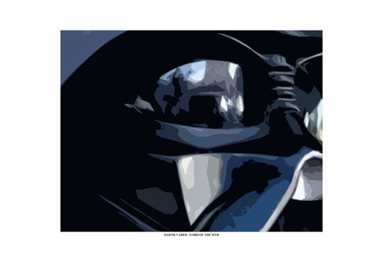 LIMITED EDITION- Darth Vader- Lord Of The Sith- 11x14- star wars,geekery, geek, scifi, minimalist
