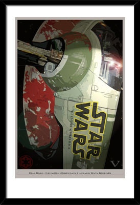 Star Wars- The Empire Strikes Back- Movie Poster-11x17- geek, geekery, scifi, film, boba fett