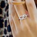 Infinity Knot Diamond Ring - The Original 14K Gold