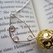 Golden Snitch Necklace Harry Potter Hogwarts Jewelry