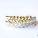 TINNLILY Pearl Leather and Brass Double Wrap Hex Nut Bracelet