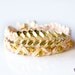 TINNLILY Silk Blush Chain and Hex Nut Double Wrap Bracelet