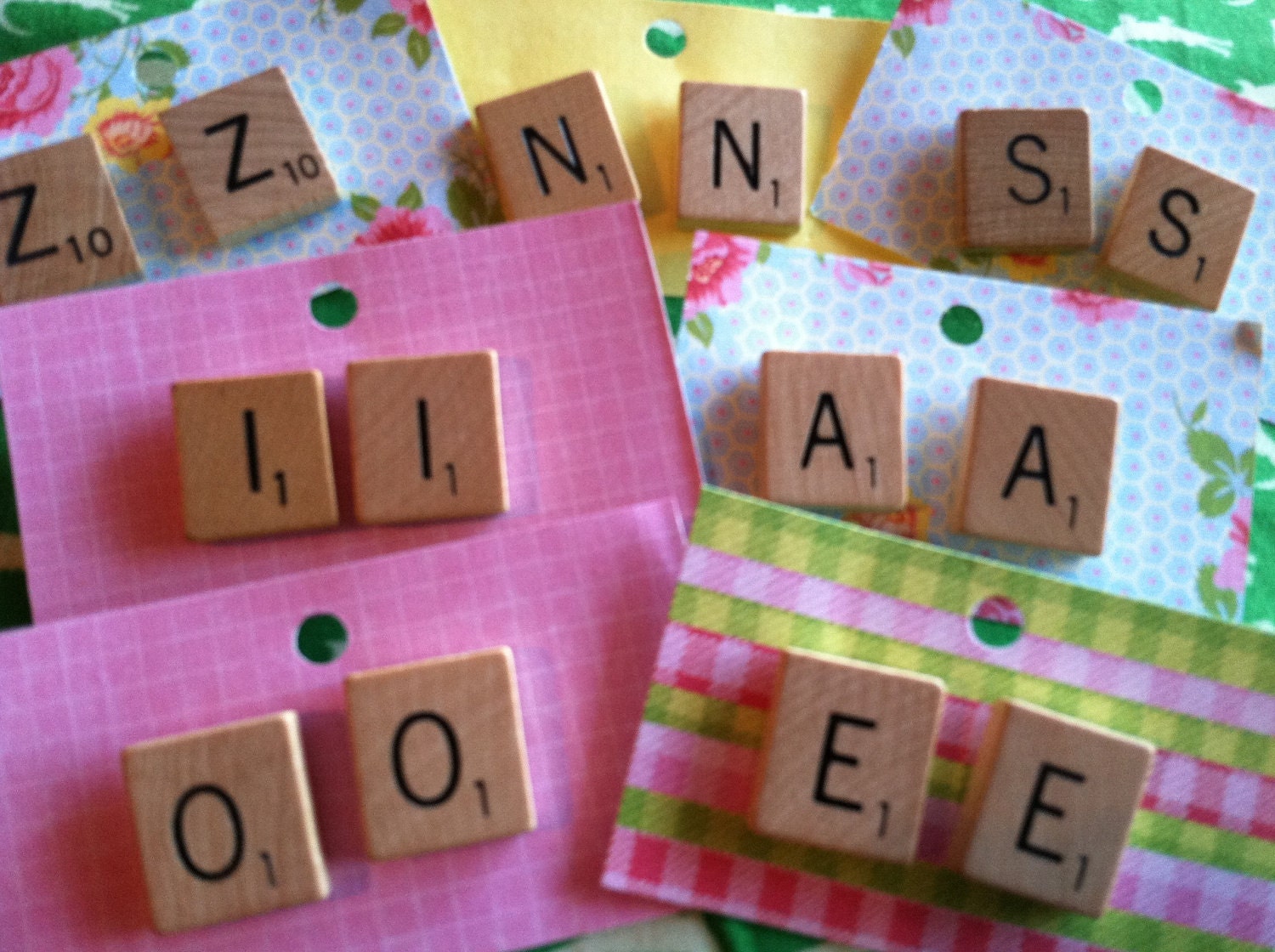 Scrabble Tile Earrings A, B, C, D, E, F, G, H, I, K, L, M, N, O, P, Q, R, S, T, U, V, W, X, Y, Z