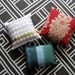 Metallic Silver, Gold, White Polka Dot Marimekko Pillow Cover - 16x16 in