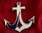 Cute Nautical Anchor Brooch