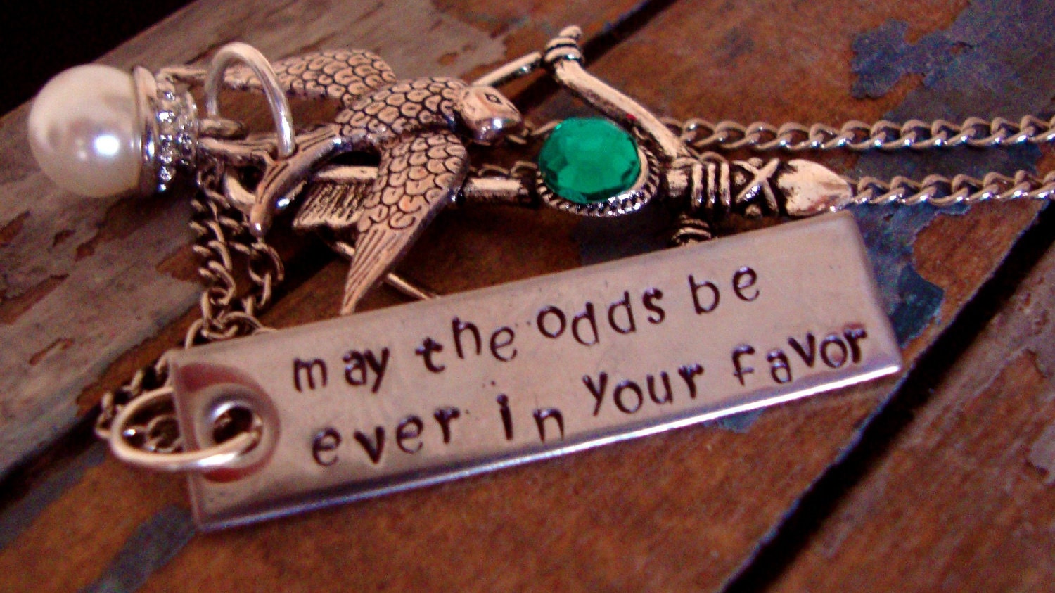 Inspired May The Odds Be Ever In Your Favor Necklace