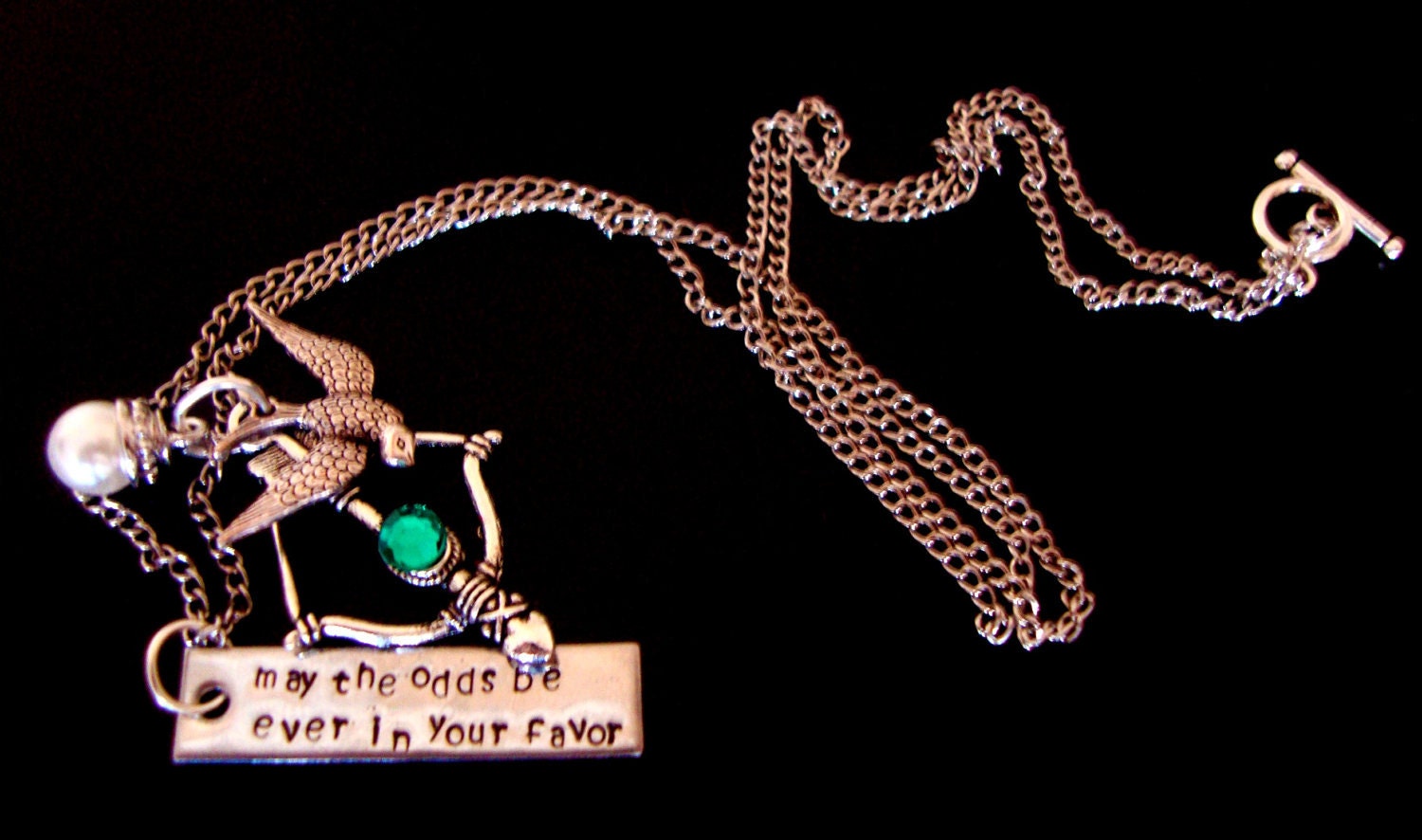 Inspired May The Odds Be Ever In Your Favor Necklace