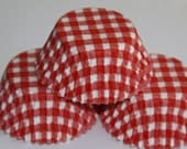 50 White and Red Gingham Baking Liners Il_170x135
