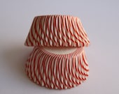 50 Red and White Circus Striped Baking Liners Il_170x135