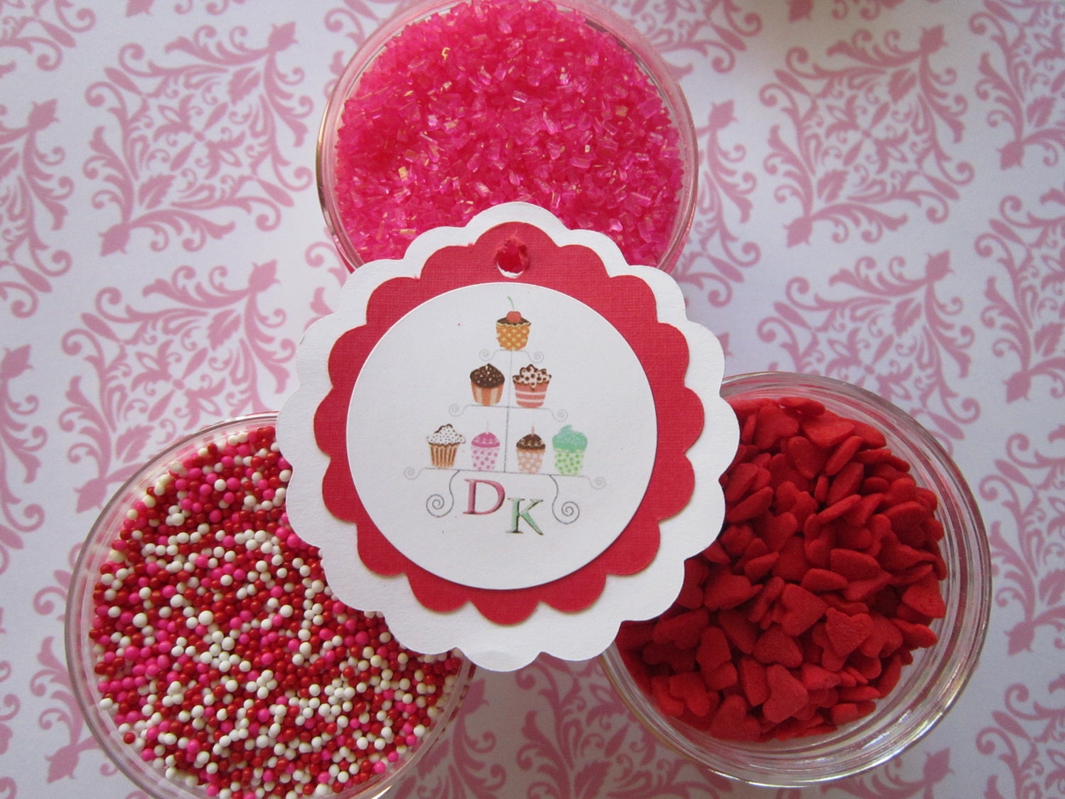 4 oz Red Pink White Spinkle Kit Il_570xn
