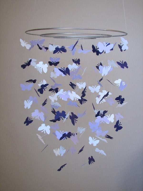 Custom order - Butterfly baby mobile