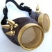 Steampunk Goggles - Brass Spikes Wasp Eye Gadget lens - Halloween goggles Burning man