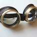 Steampunk Goggles Air Pirate Eyewear Bioshock Glasses -  Burning Steampunk man