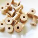 100 Wooden Spools 1 1/8  x 7/8 inch , Wood Bobbin for Crafting, Twine, Thread, Sewing or Decor