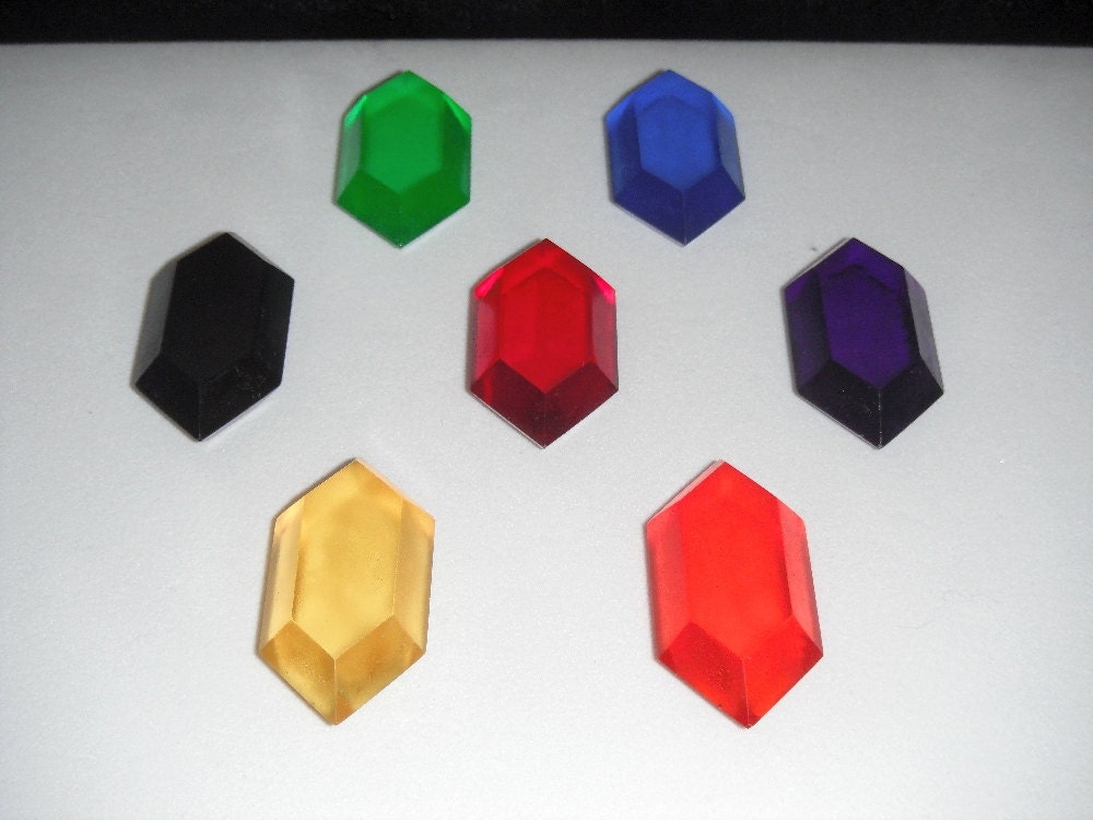 Rupee Rainbow - Legend of Zelda 7 Rupee Set