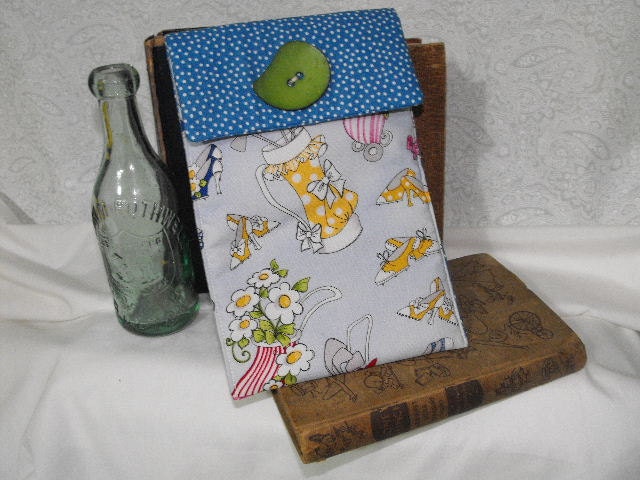 Kindle Cover/Sleeve,  Kindle Fire, Kindle 3 Cover, Nook Cover/Sleeve - Feminine Golf Motif - CUSTOM ORDERS WELCOME