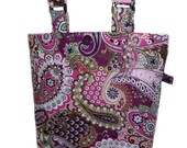 Bright Pink Paisley Shoulder Bag