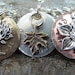 Pet Tags - Pet ID Tag - Dog Collar Tag with Leaf, Flower or Tree of Life Charm, Personalized