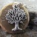 Pet Tags - Pet ID Tag - Dog Collar Tag with Leaf, Flower or Tree of Life Charm, Personalized