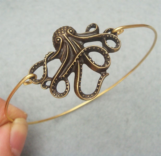 Octopus Bangle Bracelet