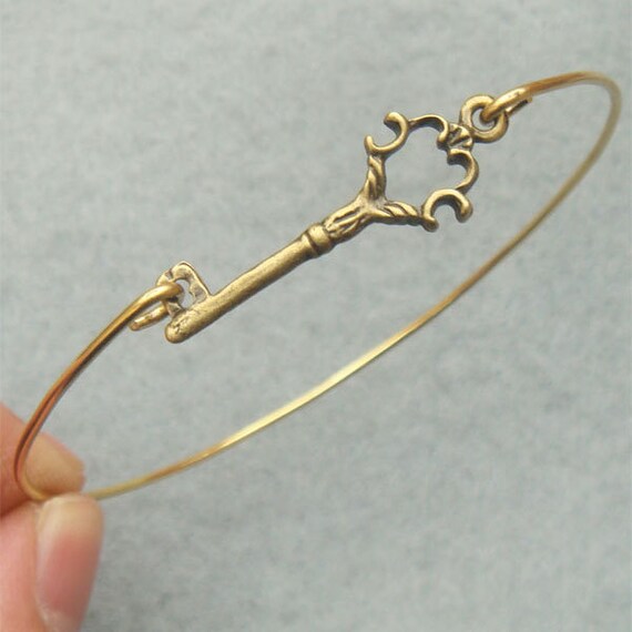 Key Bangle Bracelet