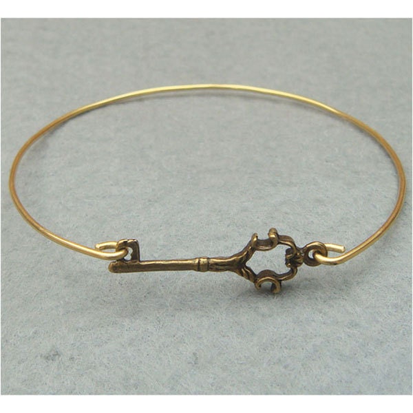 Key Bangle Bracelet