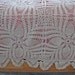 1920s French crochet quilt cover rose pink lining, now with FREE SHIPPING