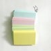 Blank  Business cards/Name cards/Mini Note cards in Pastel Blue, Pink, Green and Yellow size 5.5x9 cm - Set of 40
