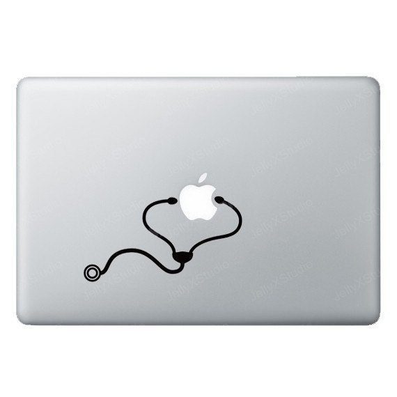 Macbook Decal Macbook Decals Macbook Sticker Macbook Stickers Apple iPad Macbook Air Macbook Stethoscope