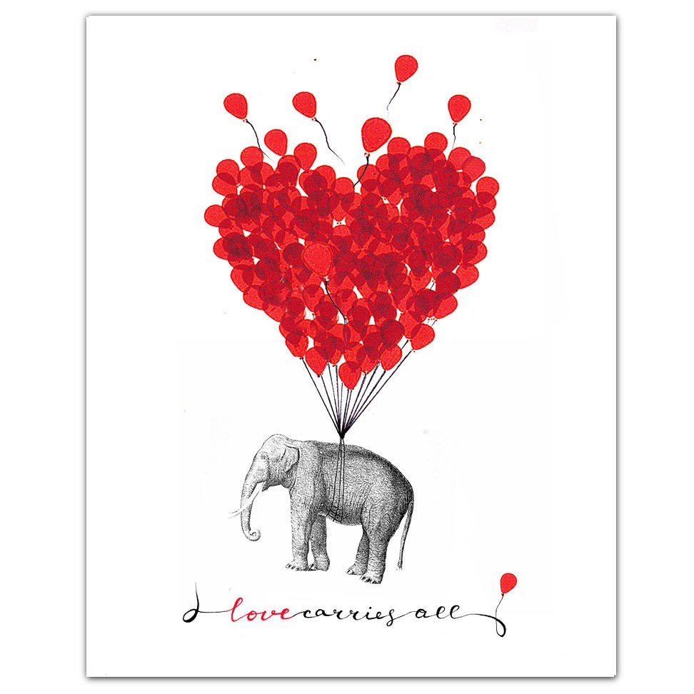 LOVE Carries All - ART Print 8 x 10"