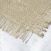 Rustic burlap wedding table runner - 72 inch