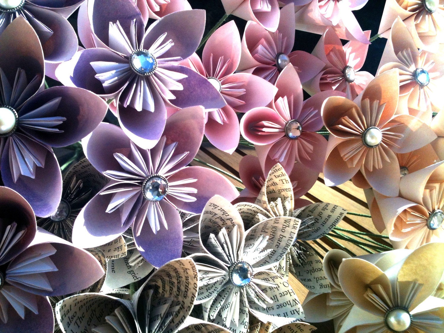 Origami Kusudama Single Flowers
