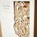 Poppy Flowers papercut guest registry poster