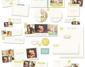 Premade Photography Business Marketing and Branding 18 Piece psd Template Kit - Logo Included - Three Wishes Collection