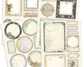 Nature Garden Scrapbook Journaling Chipboard Embellishment Pieces by Jodie Lee for Prima Marketing