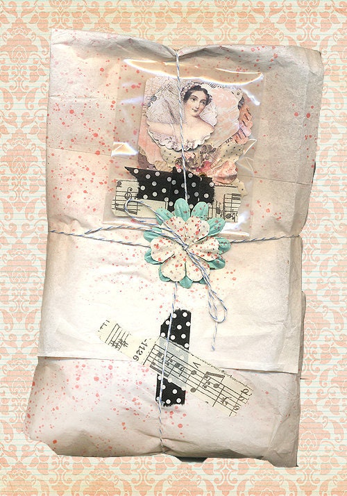 Mystery Scrap Pack of paper crafting inspiration - Fairy Belle Collection products by Jodie Lee for Prima
