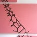 Giraffe Painting - Pink Giraffe Art - Nursery Art - Brown White - Zoo Animal Silhouette - Safari Wall Art 18 x 24 (Set of 4)