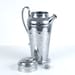 Farberware Art Deco Chrome Plated Cocktail Shaker and 6 Cups Set