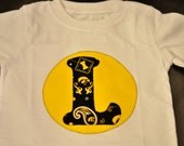 University of IOWA / Hawkeyes, Florida, Illinois, Michigan, Purdue - BABY/TODDLER Initial Onesie or T-shirt