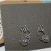 Lovers Rabbit - Earrings, wire with crystal beads