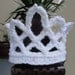 Baby Girl Princes Crown, pink, multicolored or white crochet baby hat, perfect newborn photo prop.