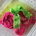 Watermelon Headband--Watermelon Hairclip-Hot pink headband-Hot pink Headbands--Watermelon bows-Watermelon Hairbows-Watermelon bows