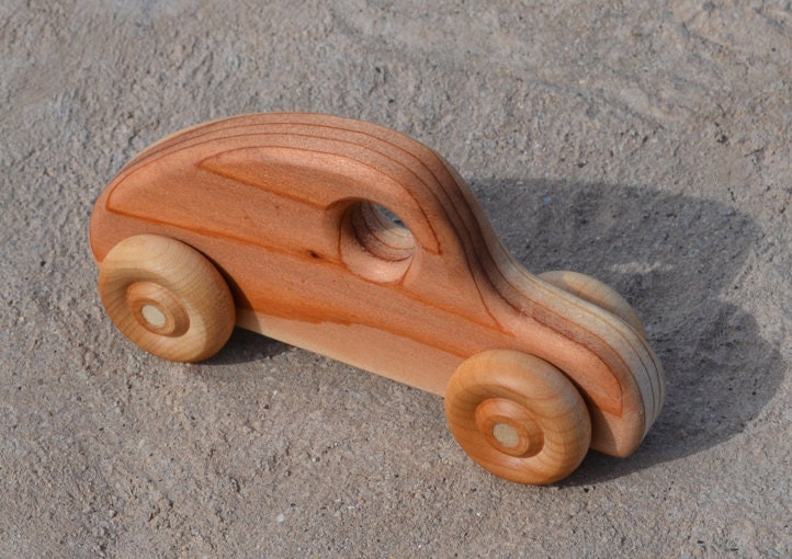 Fastback Redwood Toy Wood Car