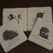 Stone Drink Tile Coaster Harry Potter Book Page Pictures Upcycled