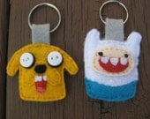 Adventure Time Jake or Finn Keychain