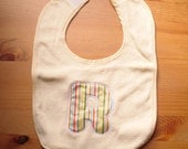 Personalized Baby Bib with Riley Blake Fabric